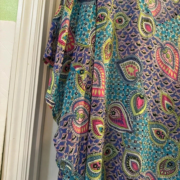 Kim Rogers Short Sleeve Blouse Size S/M - Picture 2 of 7